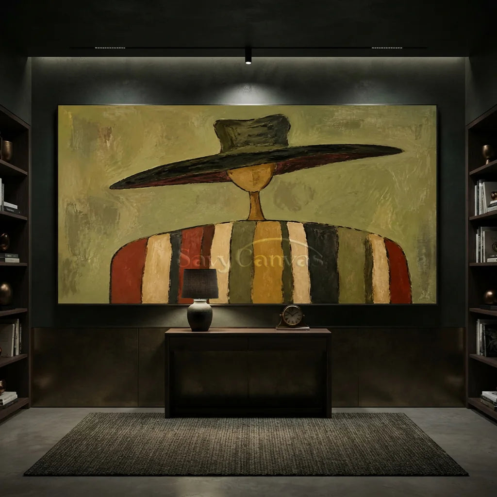 Vintage_Americana_Art_Silent_Nomad_In_Earth_Stripes-for-study-decor-01.webp