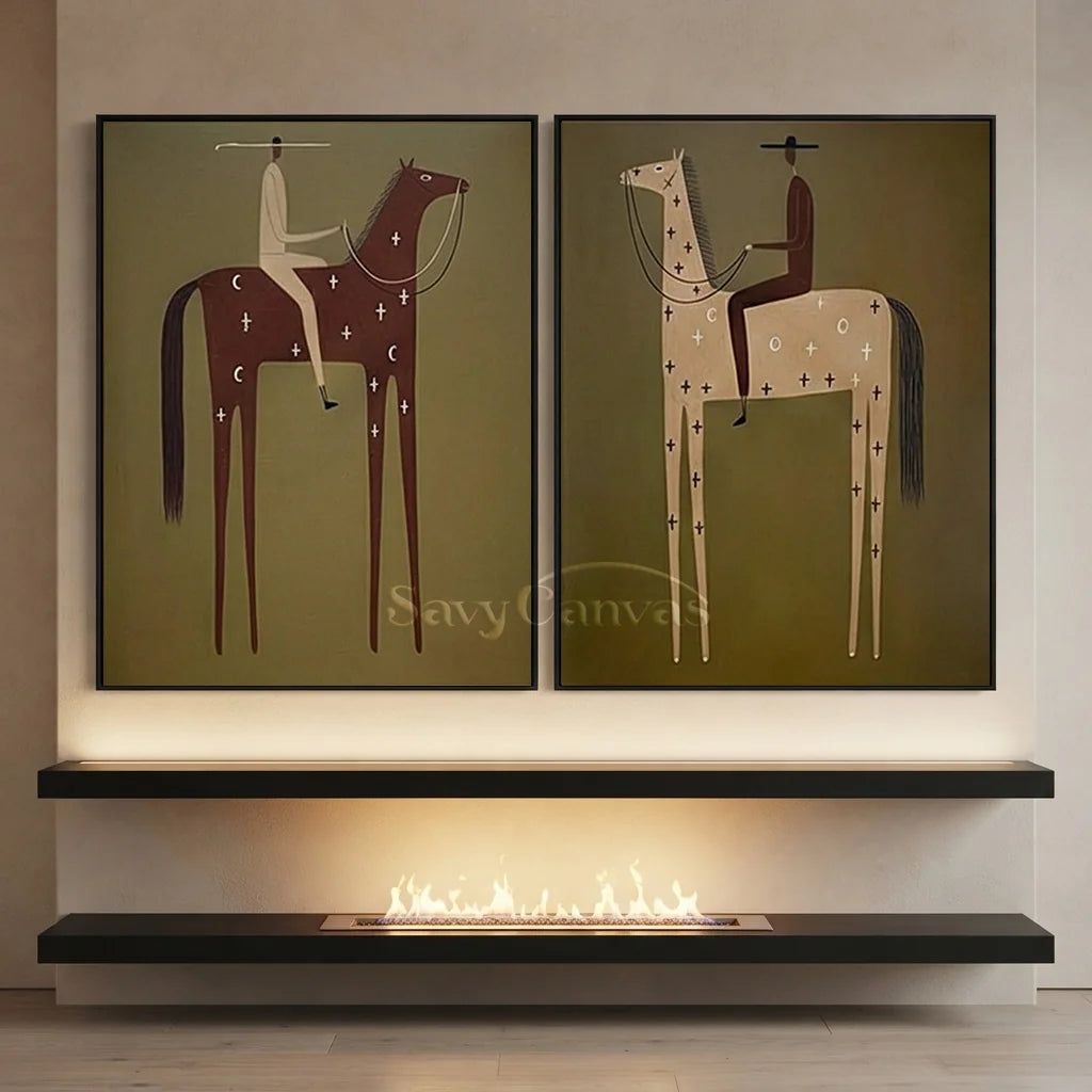 Vintage_Americana_Art_Star_Rider's_Journey-for-fireplace-decor-03.webp