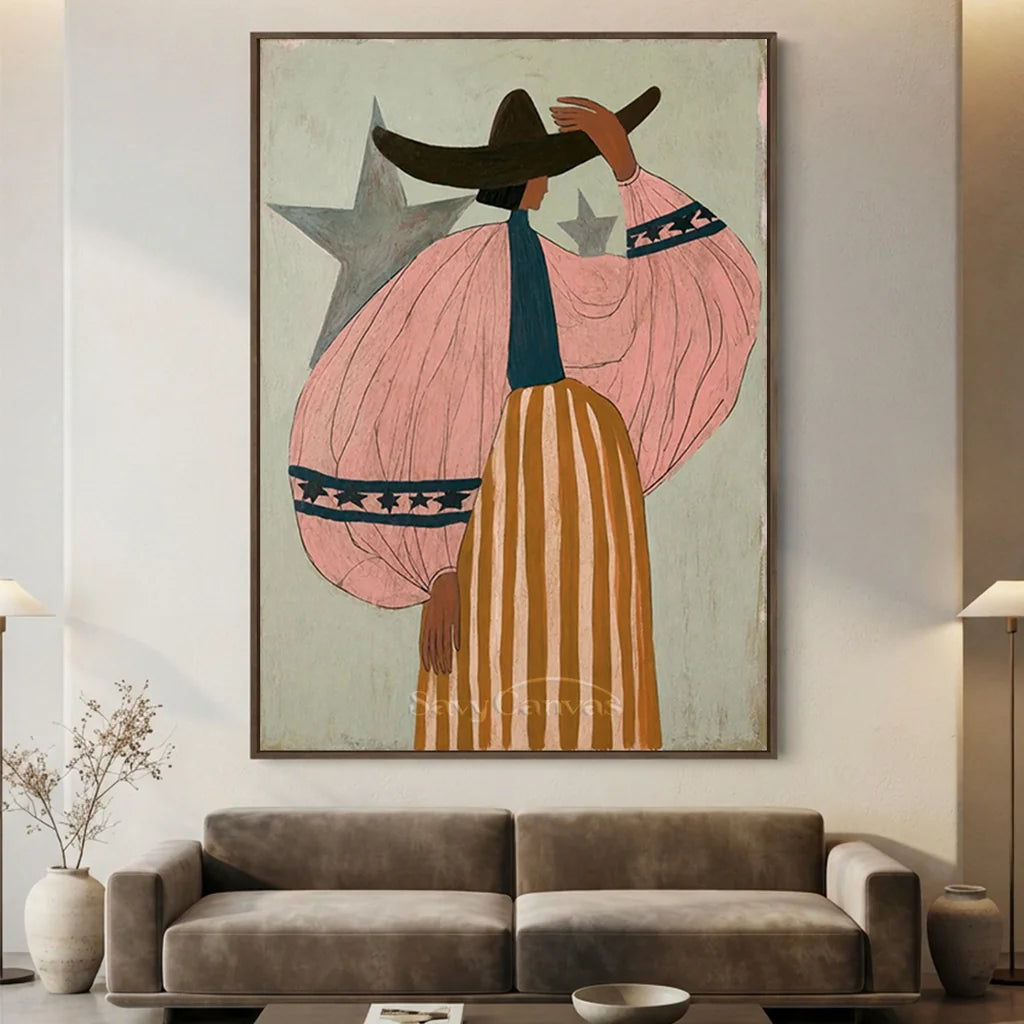 Vintage_Americana_Art_Star_Robe_On_Sage_Plains-for-modern-living-room-06.webp