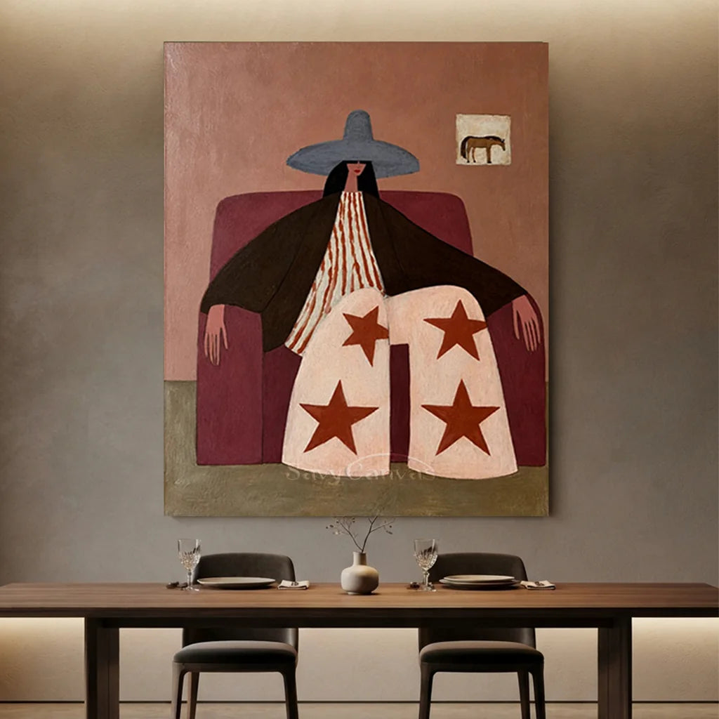 Vintage_Americana_Art_Starlit_Repose_of_the_West-for-elegant-restaurant-06.webp