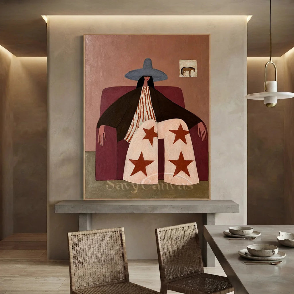 Vintage_Americana_Art_Starlit_Repose_of_the_West-for-elegant-restaurant2-03.webp