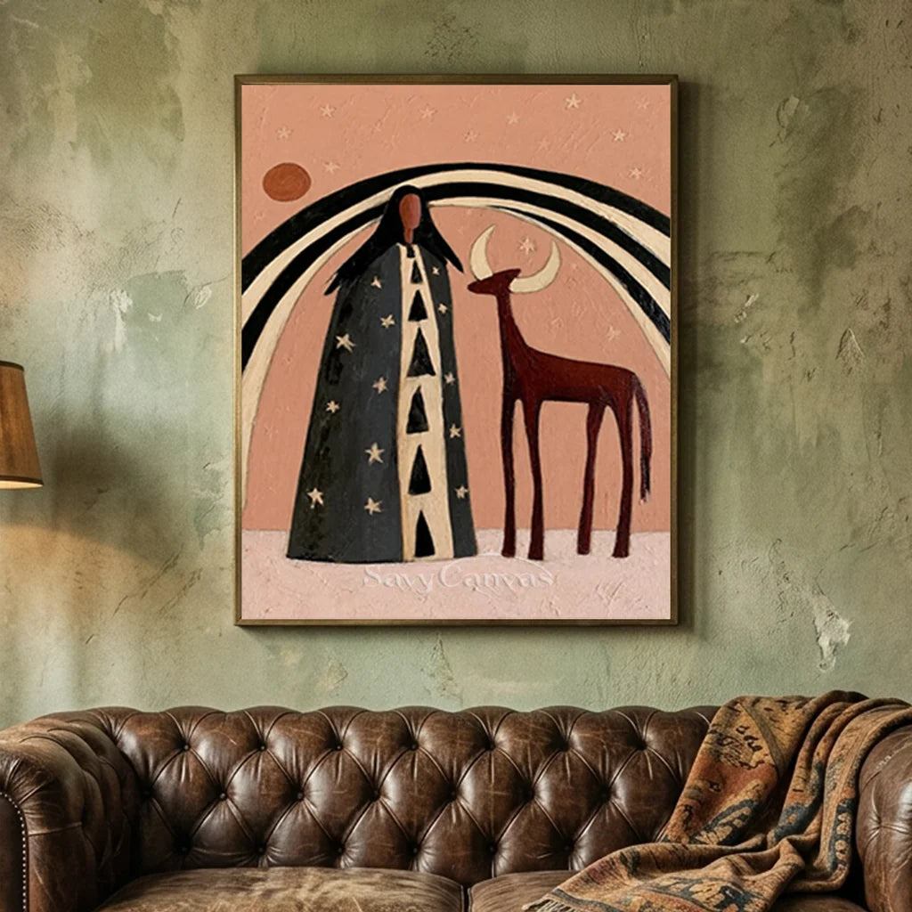 Vintage_Americana_Art_Stellar_Meeting_With_The_Stag-for-wall-decor-07.webp