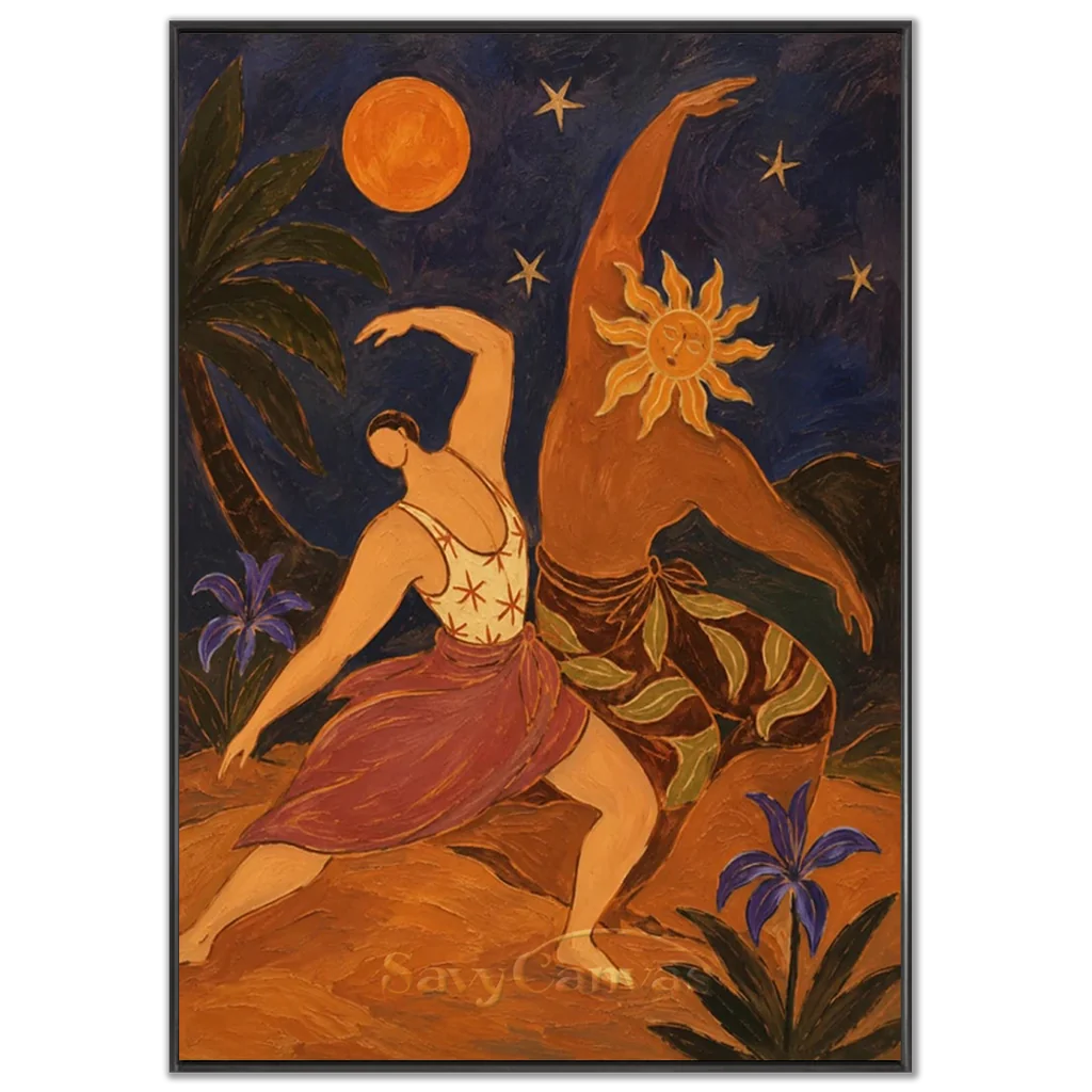 Vintage_Americana_Art_SunMoon_Reverence-black-frame-02.webp
