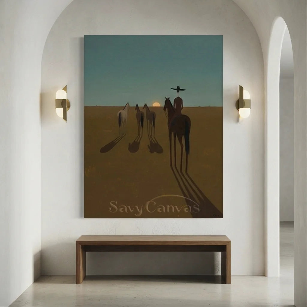 Vintage_Americana_Art_Sundown_Trail_Silence-for-art-corridor-decor-04.webp