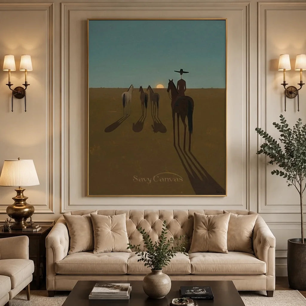 Vintage_Americana_Art_Sundown_Trail_Silence-for-living-room-09.webp