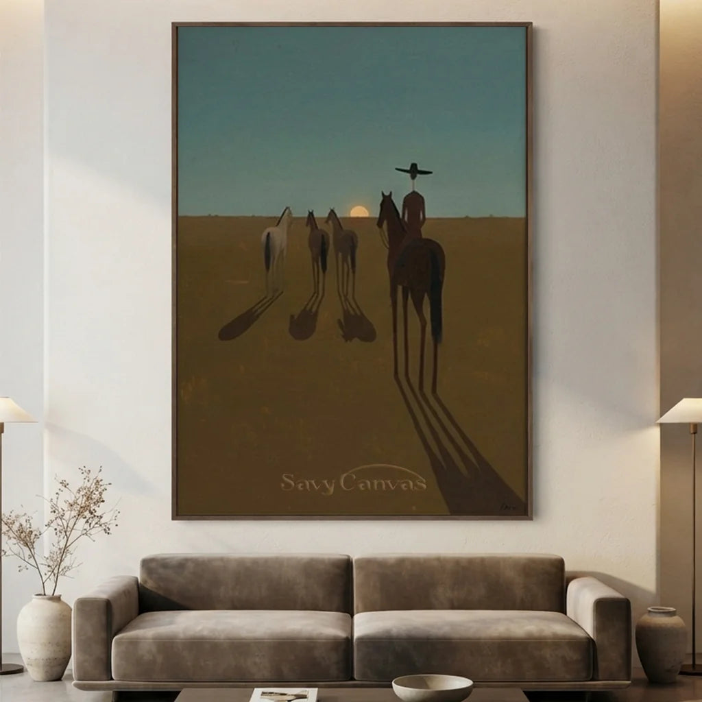 Vintage_Americana_Art_Sundown_Trail_Silence-for-modern-living-room-06.webp