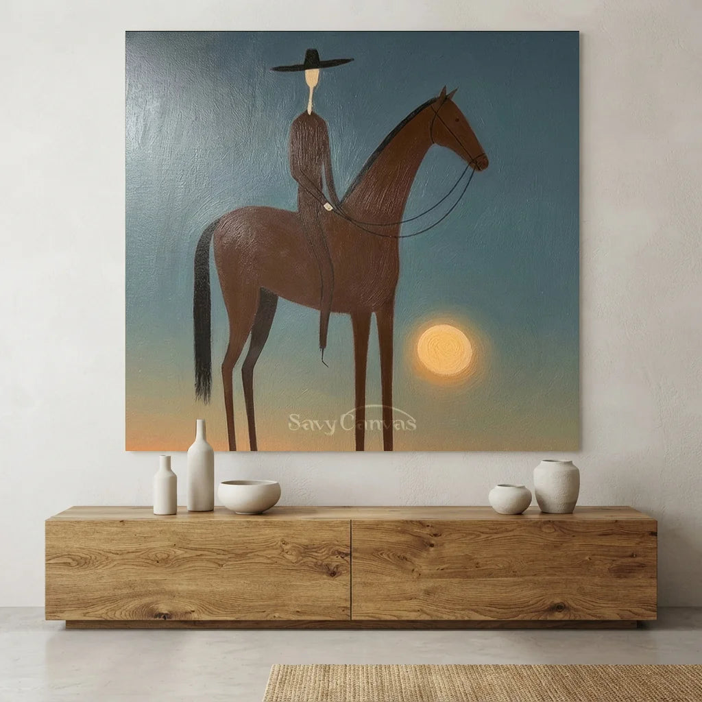Vintage_Americana_Art_Sunset_Rider_Silhouette-for-boho-decor-09.webp