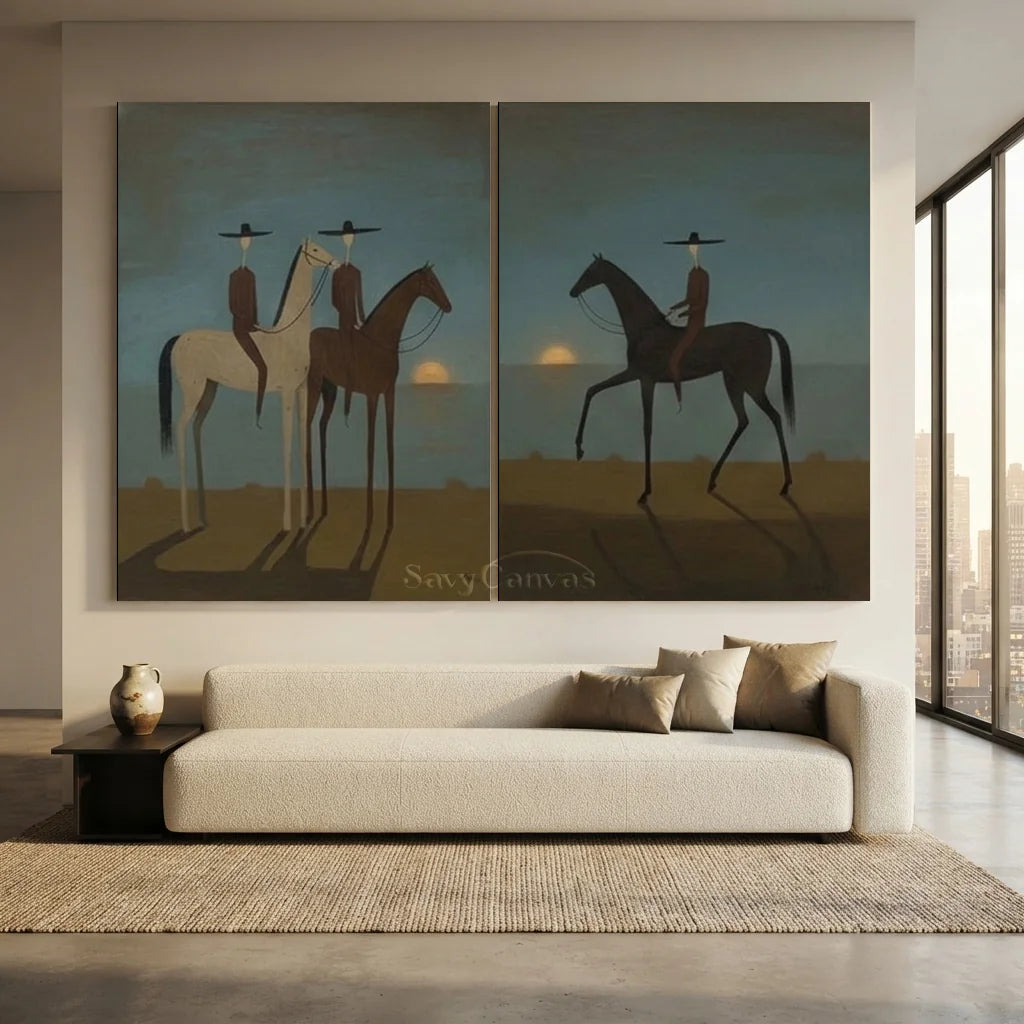 Vintage_Americana_Art_Sunset_Riders_Set-for-large-wall-03.webp