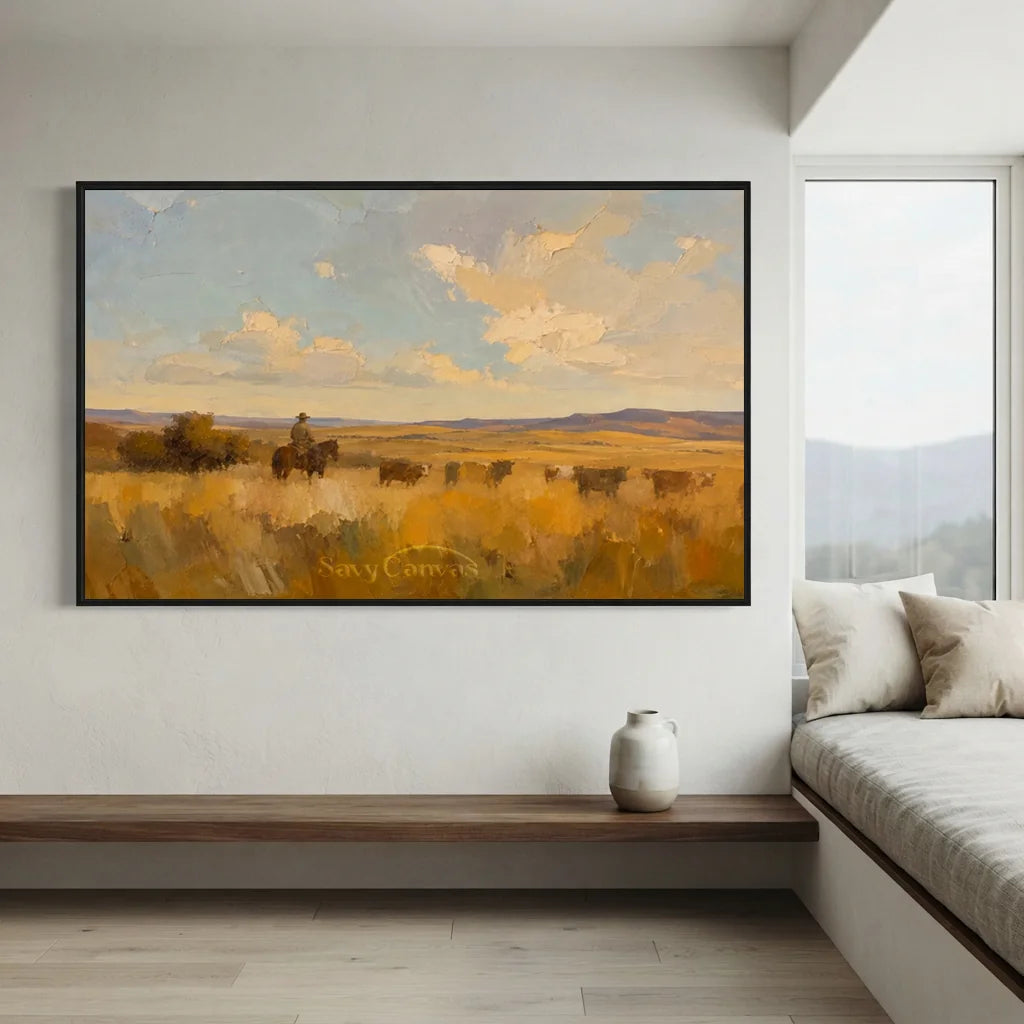 Vintage_Americana_Art_The_Golden_Silence_of_the_Range-for-wall-by-the-window-07.webp