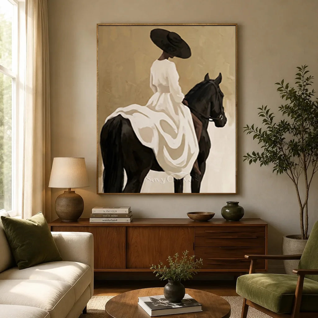 Vintage_Americana_Art_White_Gown_Horse_Rider-for-boho-decor-04.webp
