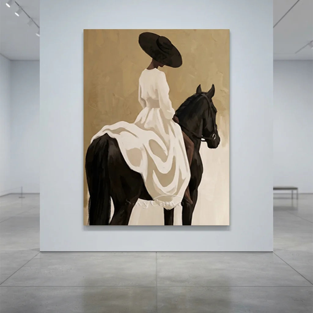 Vintage_Americana_Art_White_Gown_Horse_Rider-for-minimalist-gallery-wall-06.webp