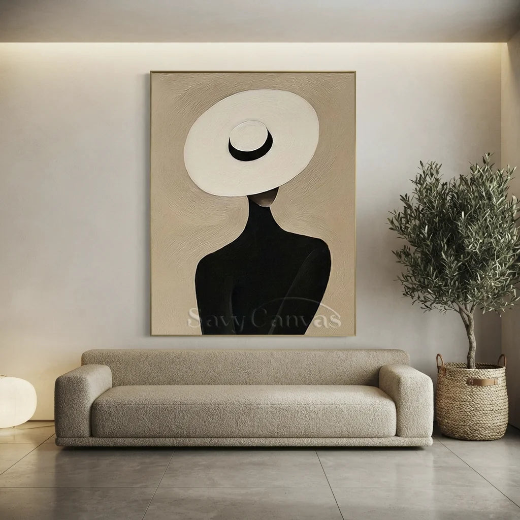 Vintage_Americana_Art_White_Hat_Muse-for-modern-living-room2-06.webp