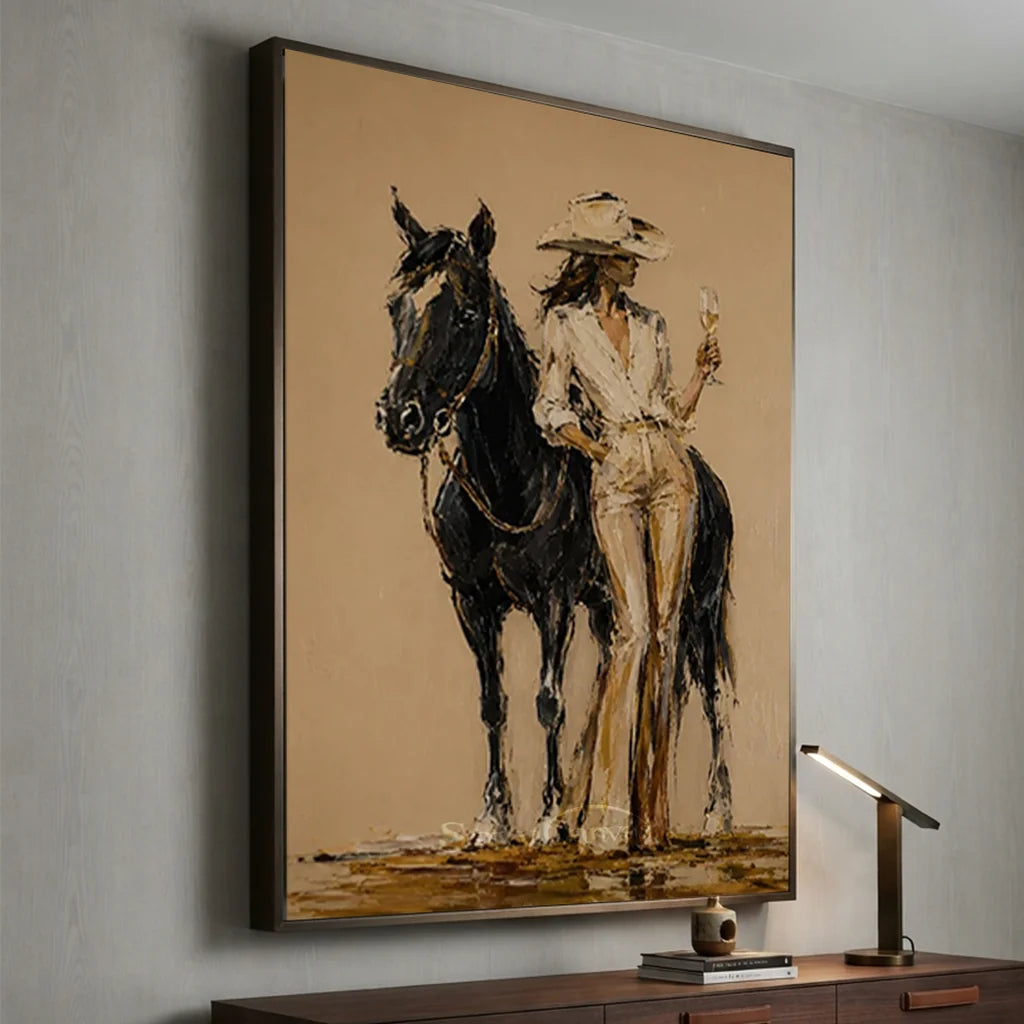 Vintage_Americana_Art_Wine_&_Horse_Cowgirl-for-study-wall-05.webp