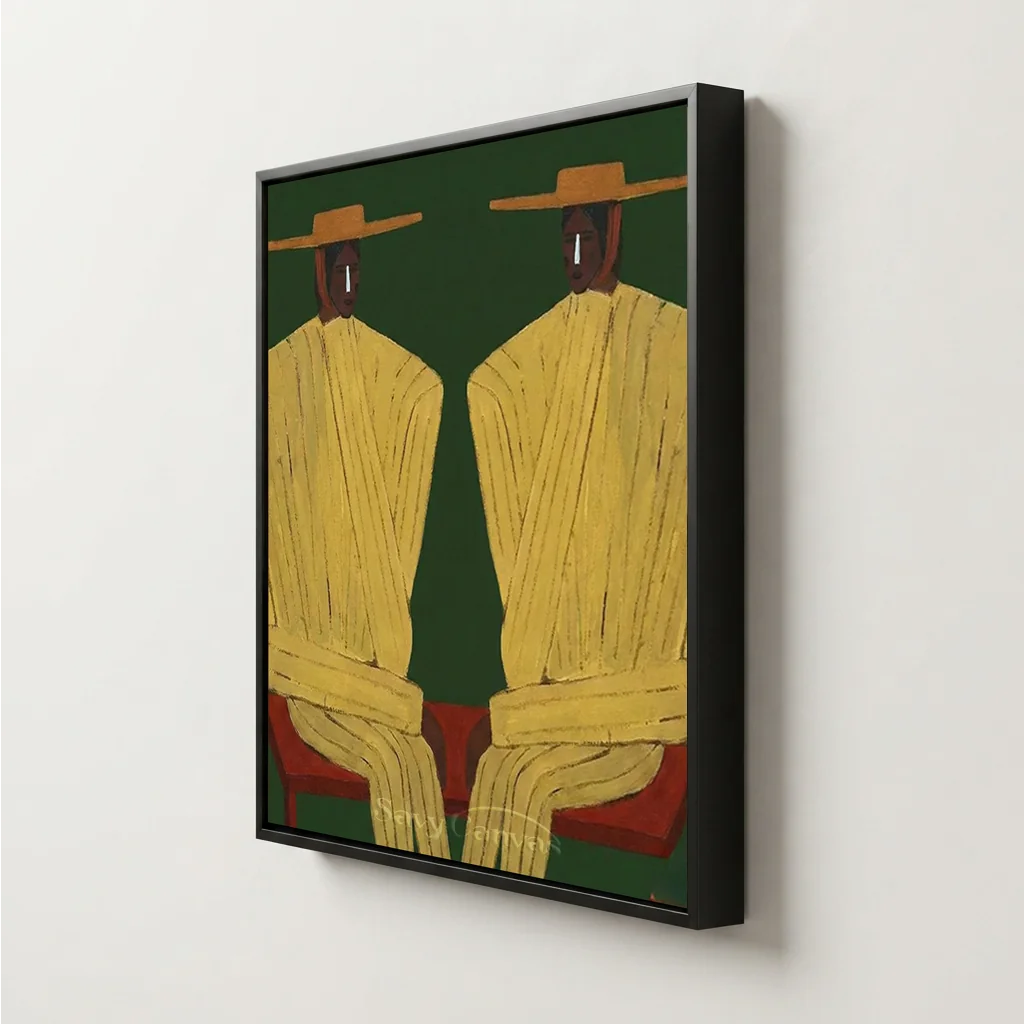 Vintage_Americana_Art_Yellow_Robe_Dialogue-for-minimalist-wall-decor-08.webp