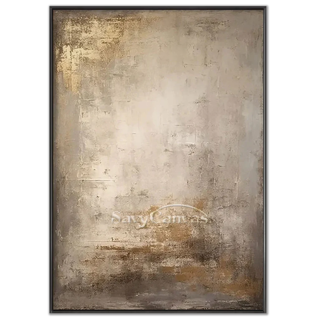 Wabi Sabi Textured Wall Art | Large Vertical Neutral Abstract Canvas #ZZ 109