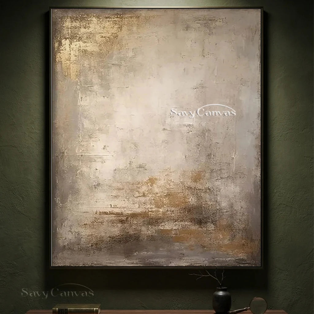 Wabi Sabi Textured Wall Art | Large Vertical Neutral Abstract Canvas #ZZ 109