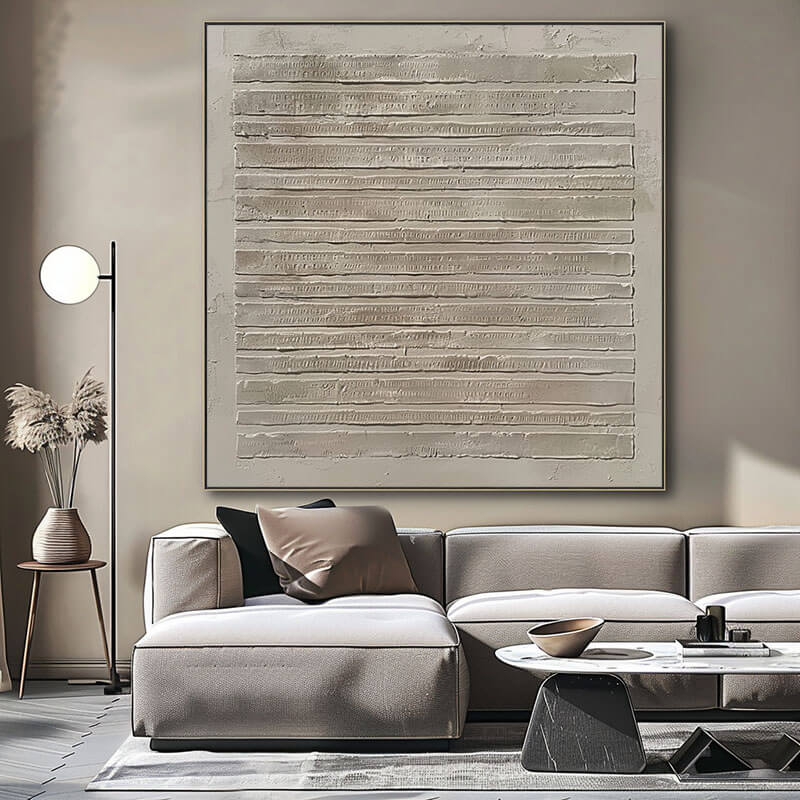 Wabi Sabi Wall Art | Neutral Textured Abstract Painting