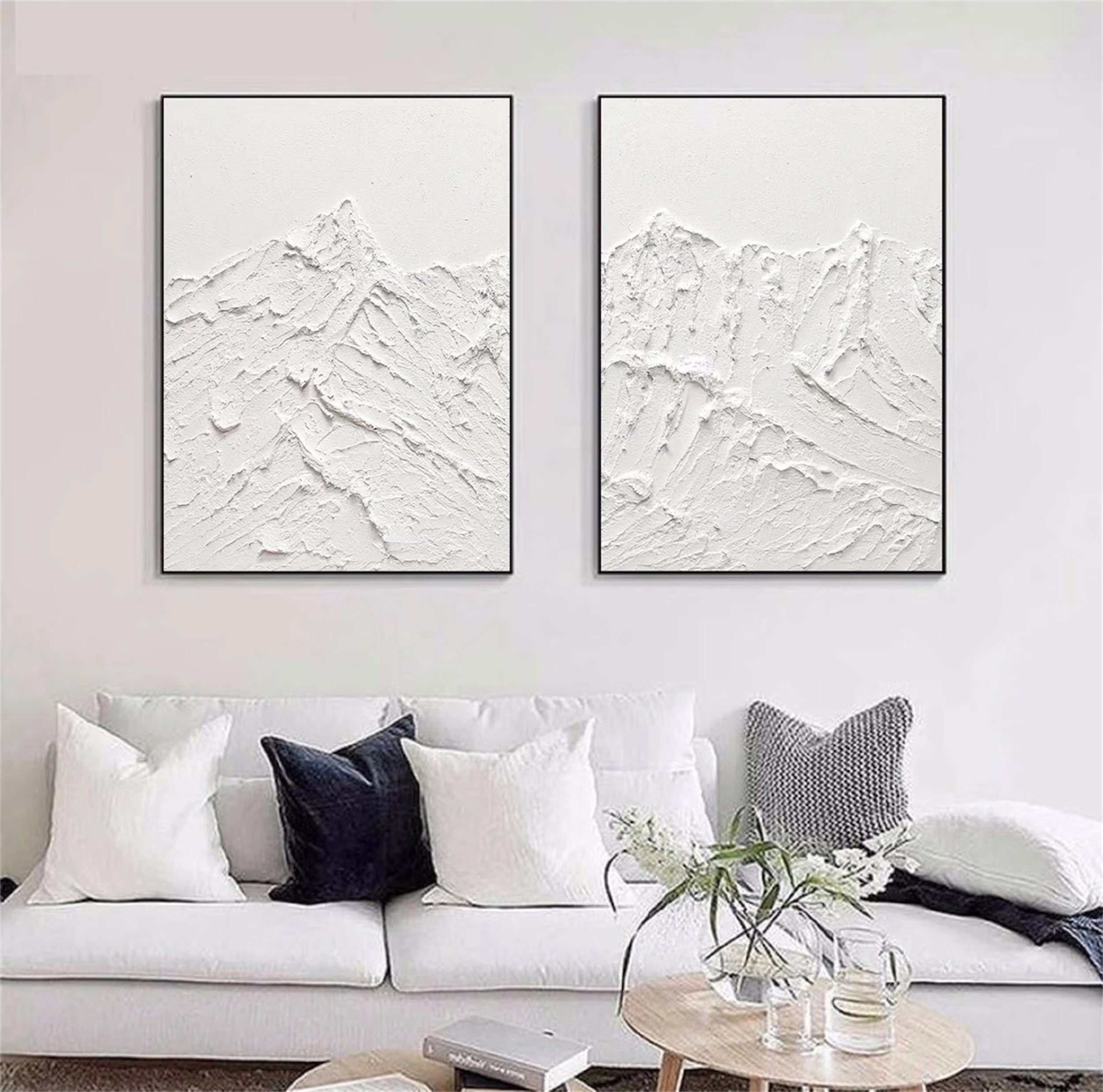 Contemporary Textured Painting for Living Room | Modern Abstract Art #JJ 425