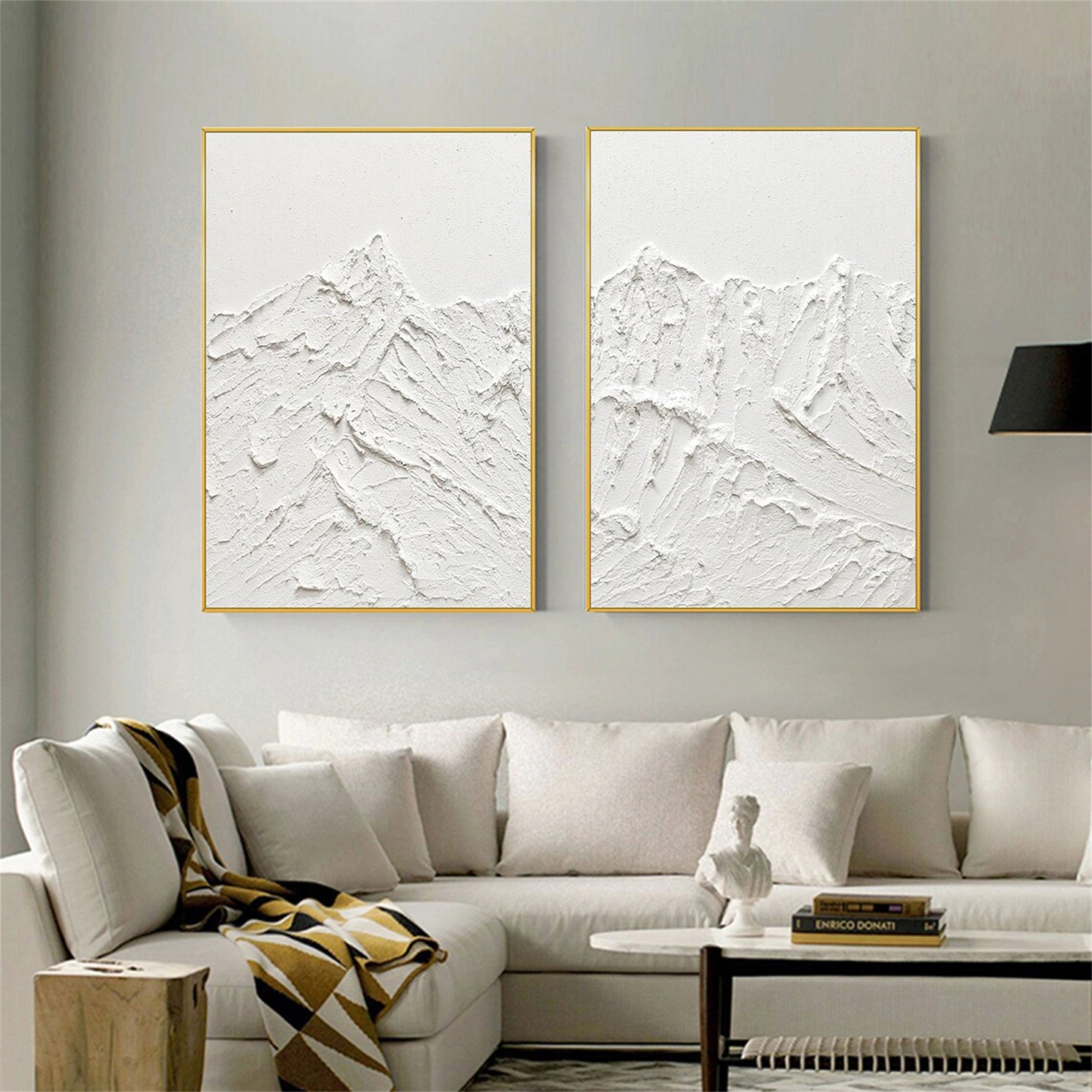 Contemporary Textured Painting for Living Room | Modern Abstract Art #JJ 425