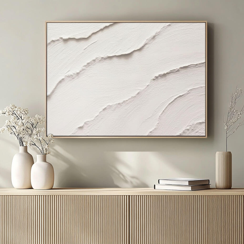 Wabi Sabi Wall Art | Neutral Textured Abstract Painting