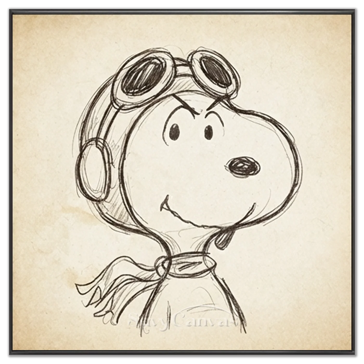 abstract_snoopy_graffiti_painting-black-frame-02.webp