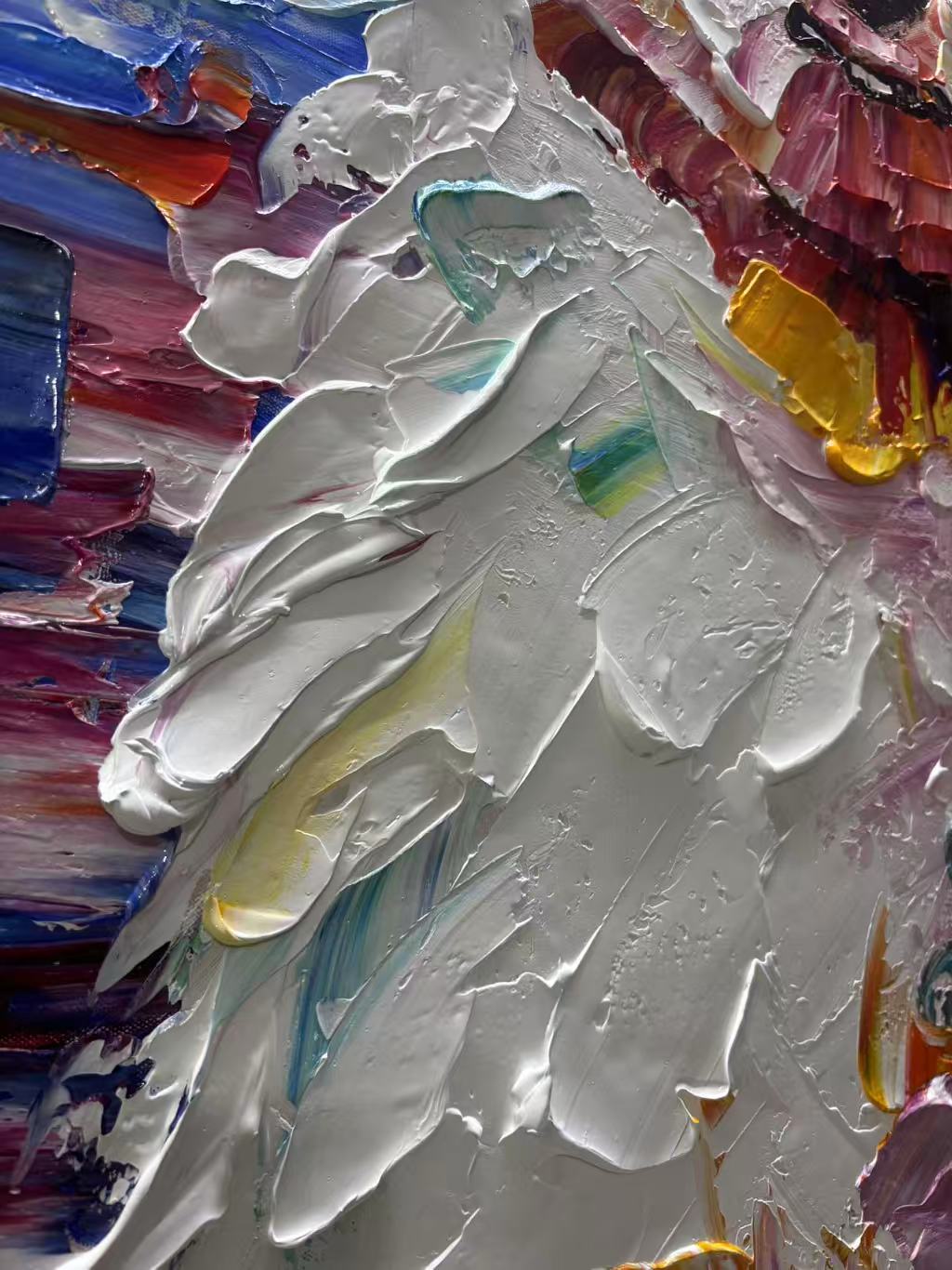 Abstract Animal Art - Colorful Maltese Dog #ZZ 156