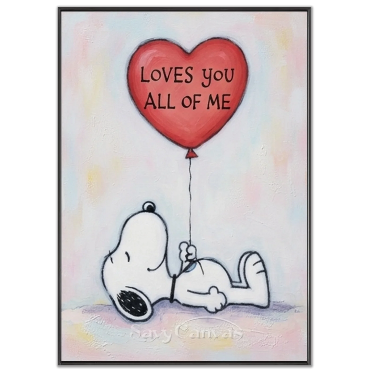 Balloon Tree Graph Collectible Snoopy Pop Art Painting for Enthusiasts #MM 604
