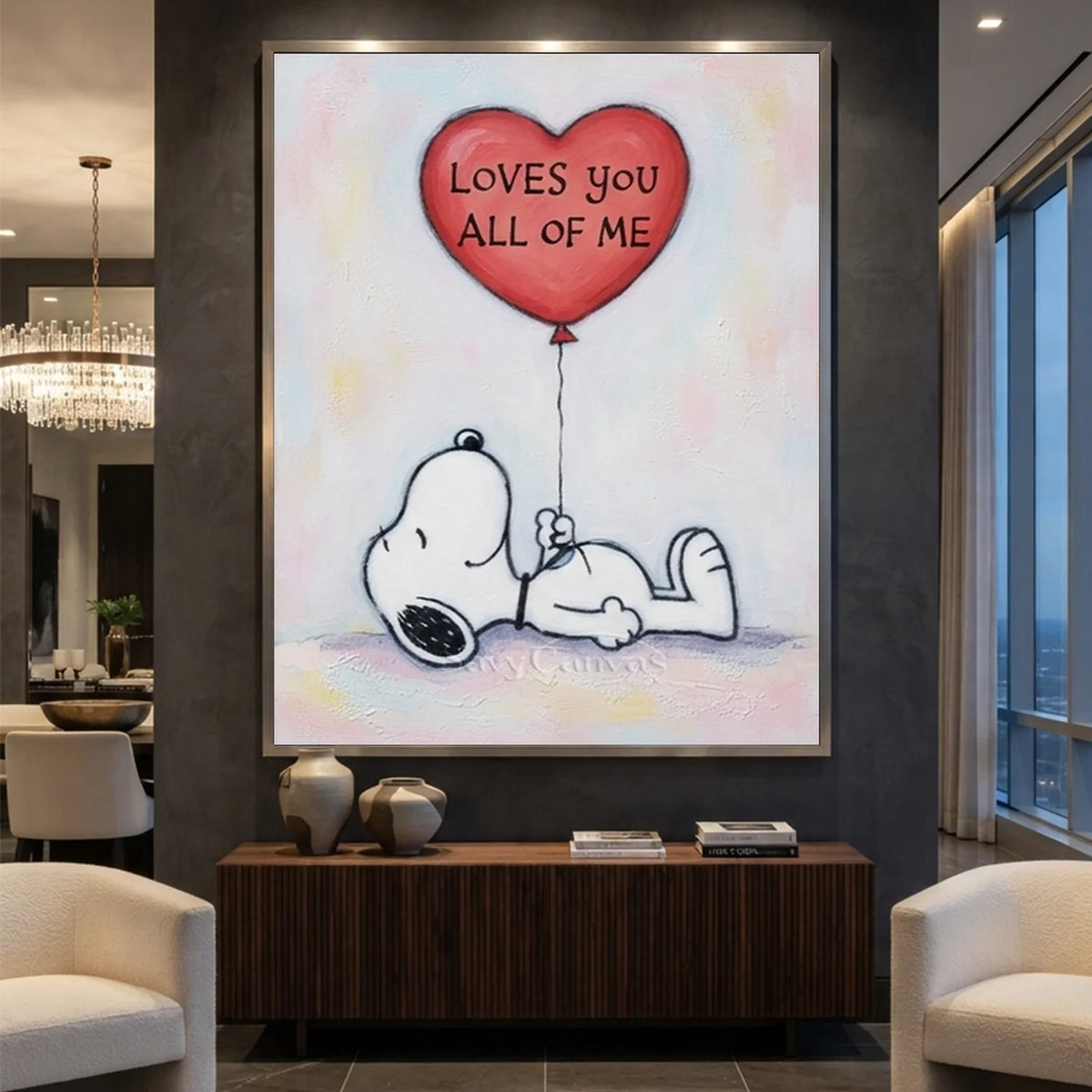 Collectible Snoopy Pop Art Painting for Enthusiasts #MM 604