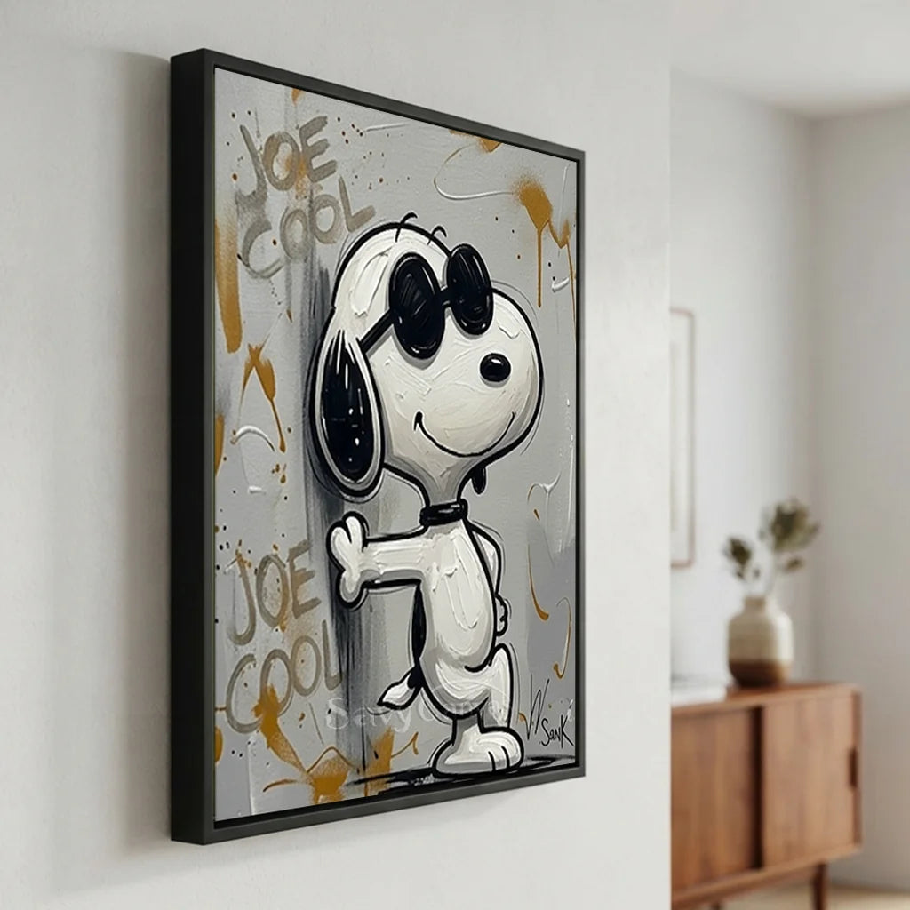 Pop Art Snoopy Oil Painting #SS 378