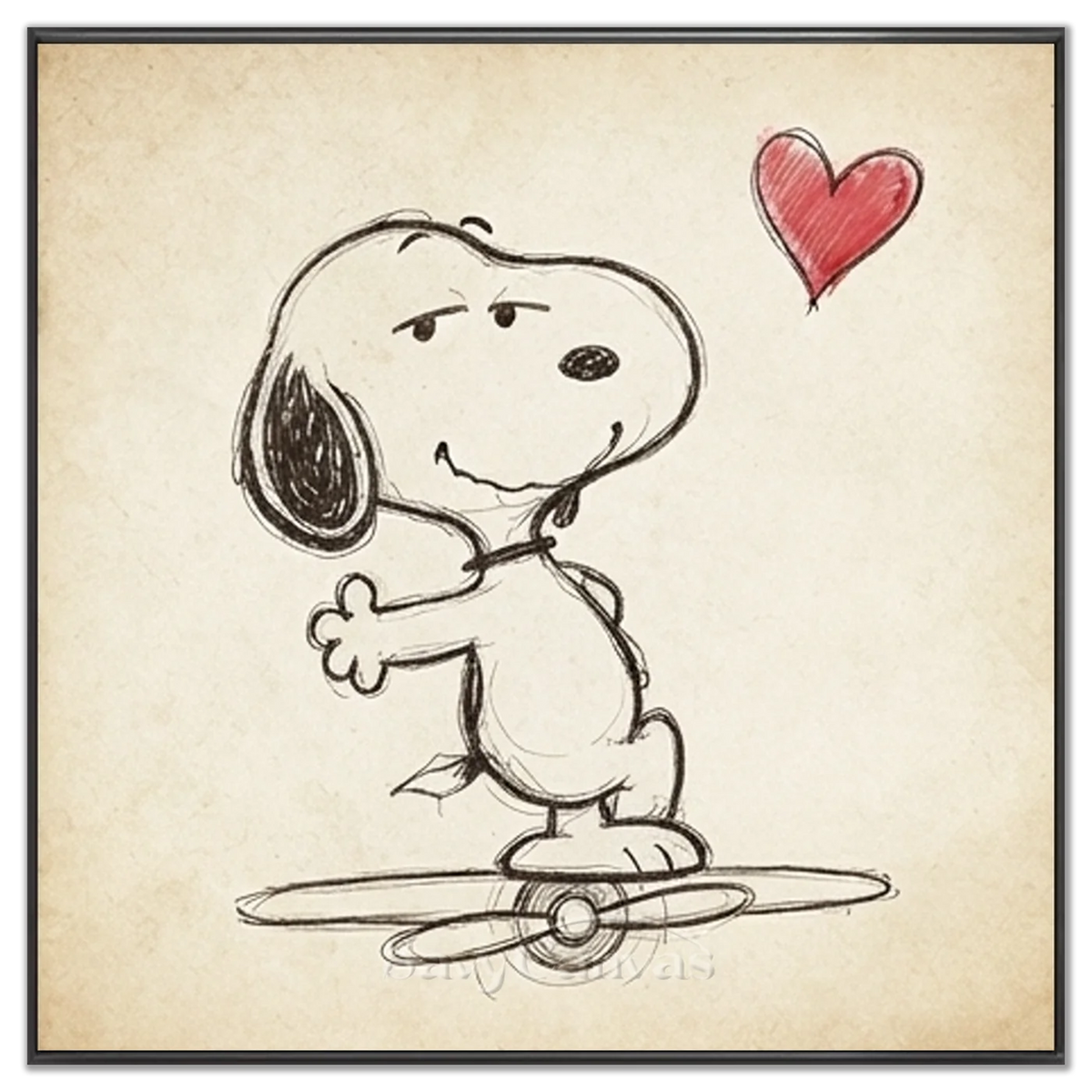 minimalist_snoopy_graffiti_painting-black-frame-02.webp
