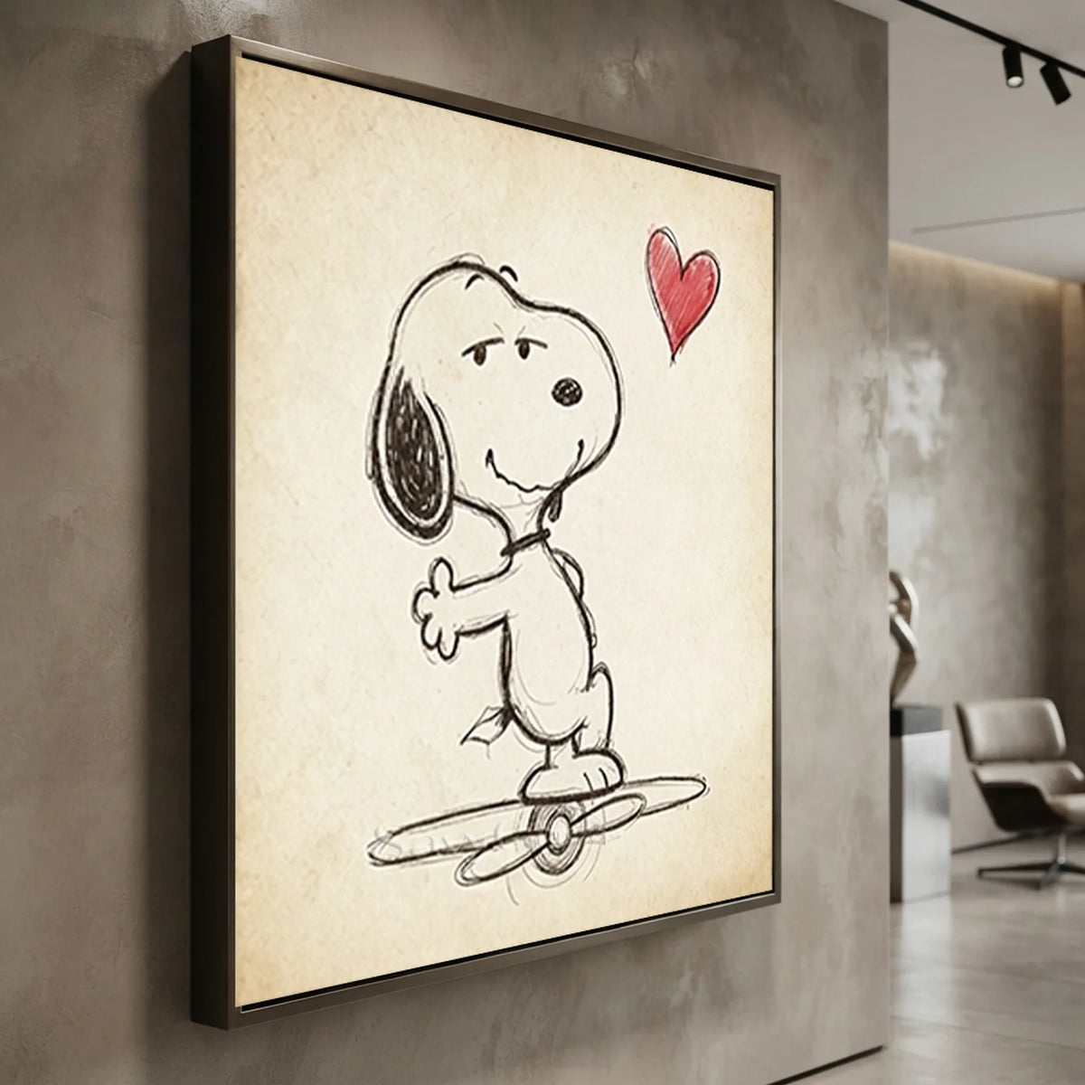 minimalist_snoopy_graffiti_painting-for-Hotel-Lobby-08.webp
