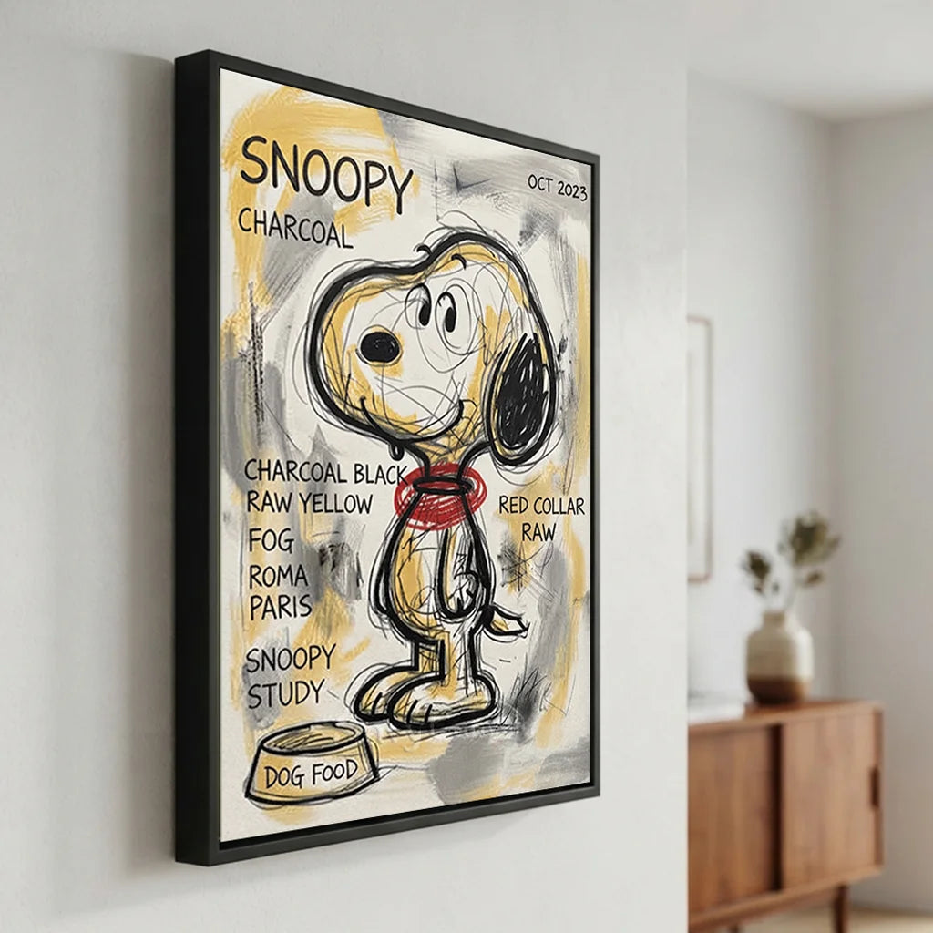 Hand-Painted Snoopy Artwork #SS 383