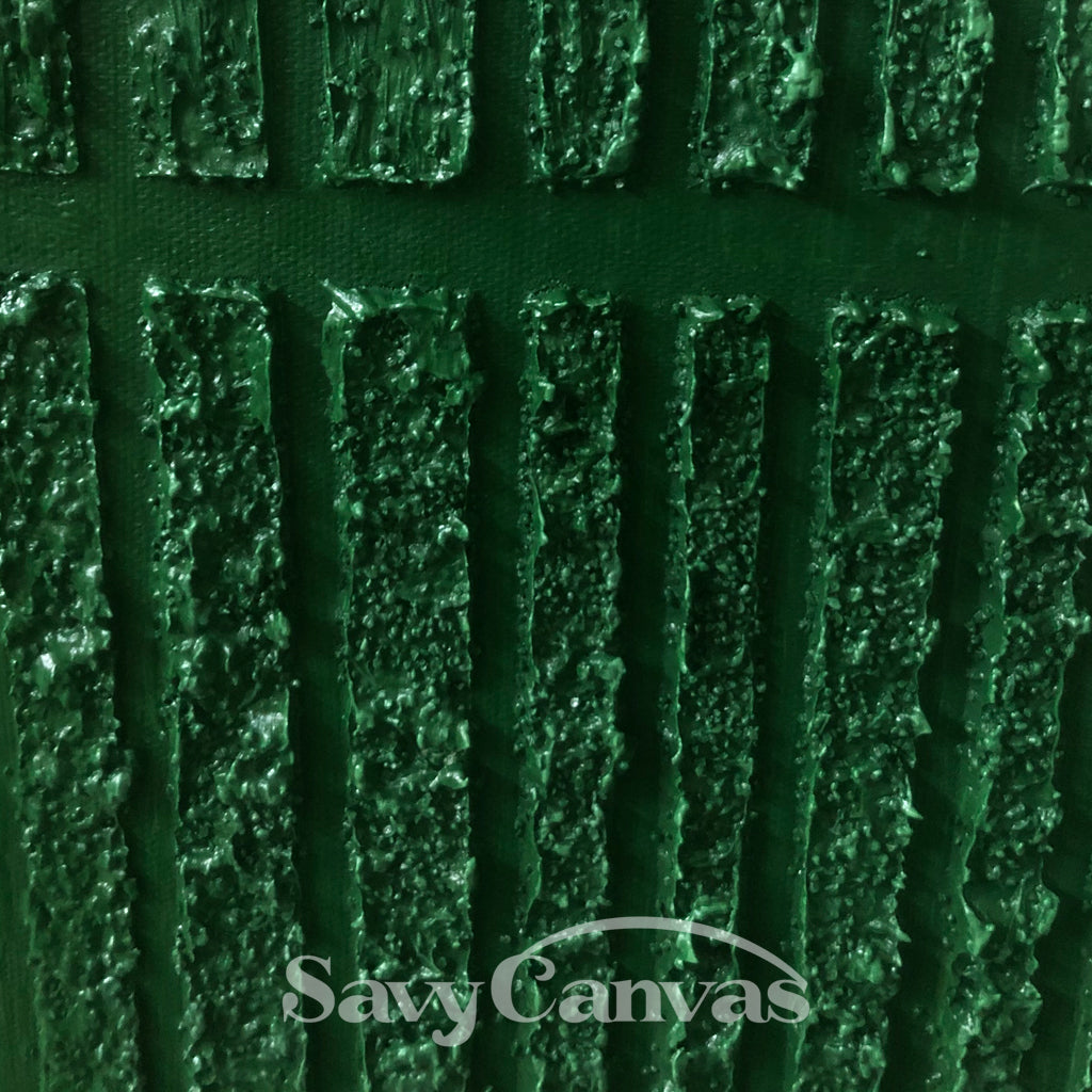 Wabi Sabi Inspired Green Wall Art | Two-Piece Textured Painting #TC 195