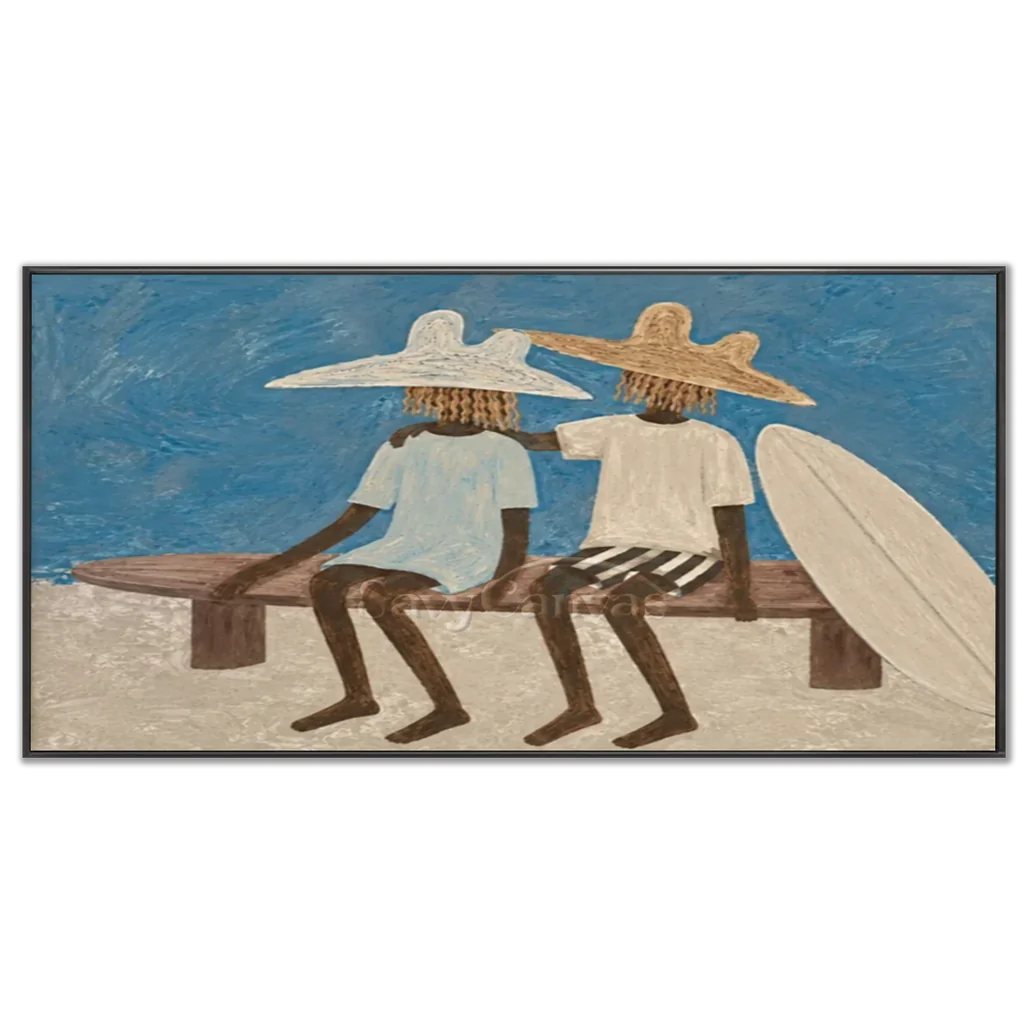 Beach Surfside Companion Oil Painting #SS 366