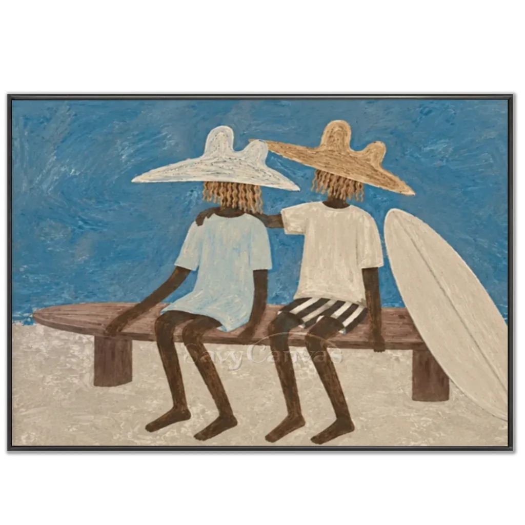 Beach Surfside Companion Oil Painting #SS 366