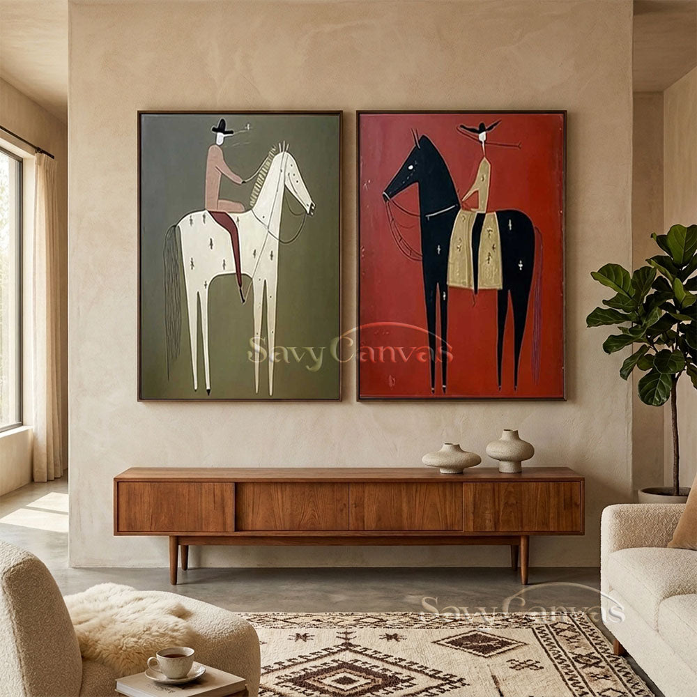 Hand-crafted Textured Abstract Canvas Wall Art #SS 284