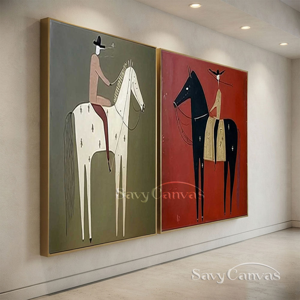 Hand-crafted Textured Abstract Canvas Wall Art #SS 284
