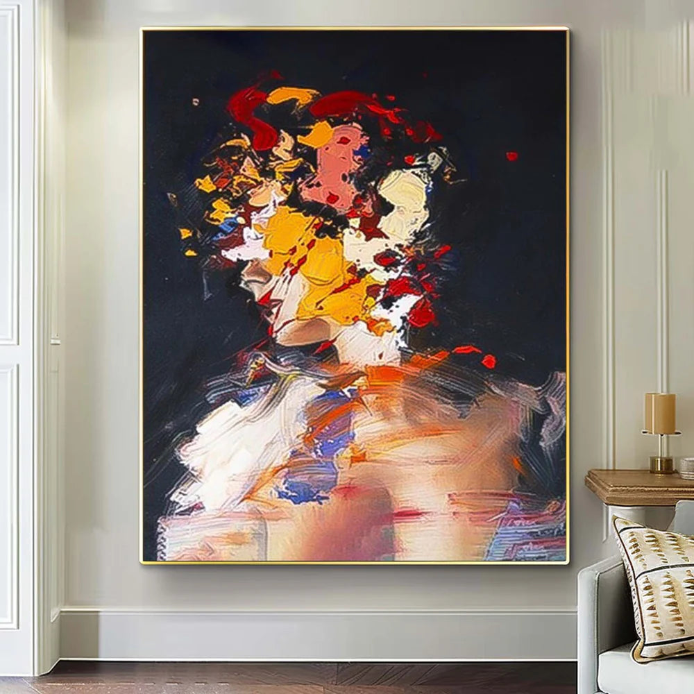 Fractured Beauty – Bold Abstract Expressionist Art