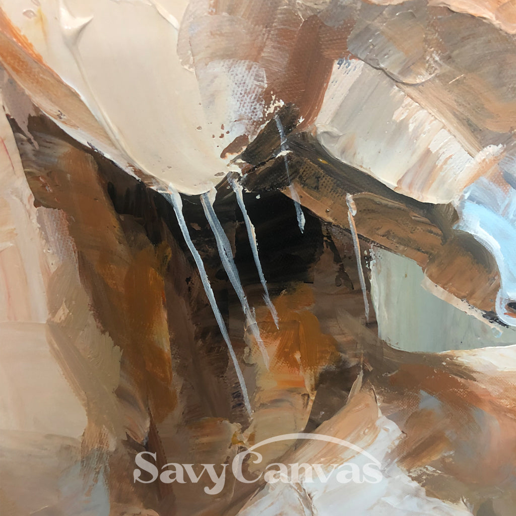 Soft Horse Artwork: Modern Neutral Animal Fine Art #ZZ 026