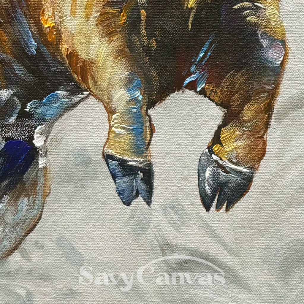 Expressive Bull vs Bear Art | Finance Office Wall Decor #ZZ 241